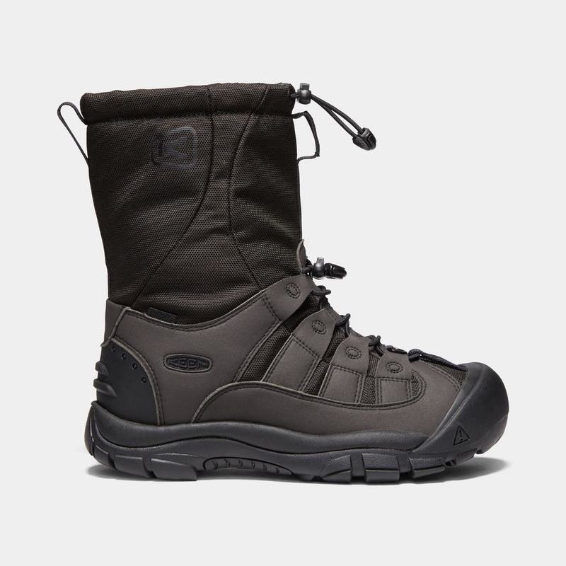 Keen Winterport II Mens Winter Boots Black NZ (2869-GZDIK)